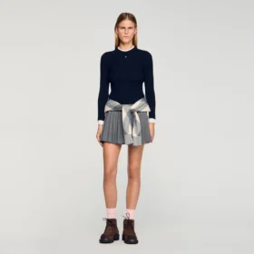 Pullover aus Wollmischung mit Lagen-Effekt