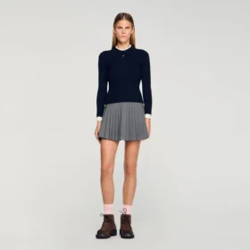 Pullover aus Wollmischung mit Lagen-Effekt