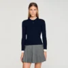 Pullover aus Wollmischung mit Lagen-Effekt