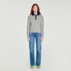 Pullover mit Jeans-Kragen
