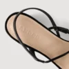 Sandalen mit Glitzerabsatz