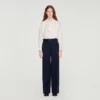 Schlichte Hose mit Kreidestreifen