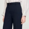 Schlichte Hose mit Kreidestreifen