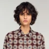 Seidenhemd mit Blumenprint