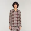 Seidenhemd mit Blumenprint