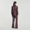 Seidenhemd mit Blumenprint
