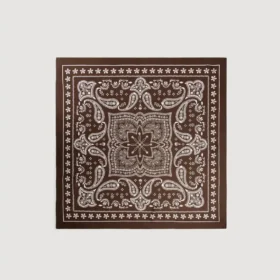 Seidenschal mit Bandana-Print