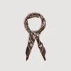 Seidenschal mit Bandana-Print
