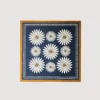 Seidenschal mit Blumenmuster