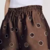 Shorts im Used-Look mit Strasssteinen