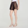 Shorts im Used-Look mit Strasssteinen