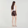 Shorts im Used-Look mit Strasssteinen