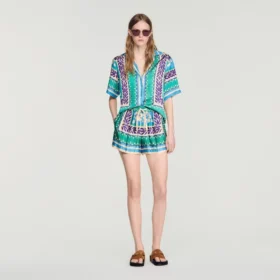 Shorts mit Blumenprint