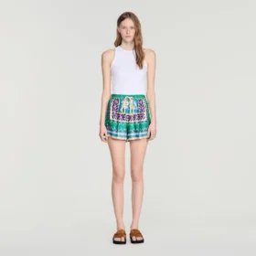 Shorts mit Blumenprint