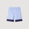 Shorts mit quadratischem Kreuzmuster