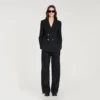 Slim-Fit-Jacke aus Wolle