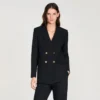 Slim-Fit-Jacke aus Wolle