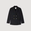 Slim-Fit-Jacke aus Wolle