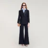 Smokingjacke mit Satin-Kragen