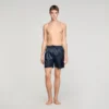 Square Cross-Badehose