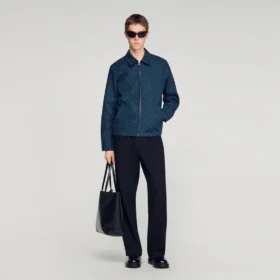 Square Cross-Jeansjacke