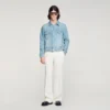 Square Cross-Jeansjacke