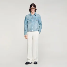 Square Cross-Jeansjacke