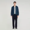 Square Cross-Jeansjacke