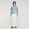 Square Cross-Jeansjacke