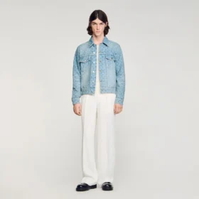 Square Cross-Jeansjacke