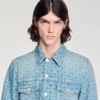 Square Cross-Jeansjacke