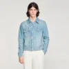 Square Cross-Jeansjacke