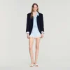 Strass-Shorts mit Spitze
