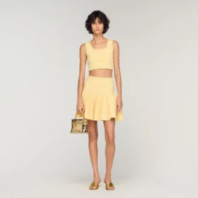 Strick-Crop-Top