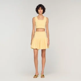 Strick-Crop-Top