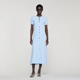 Strick-Maxikleid