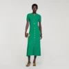 Strick-Maxikleid