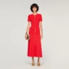 Strick-Maxikleid