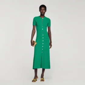 Strick-Maxikleid