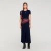 Strick-Maxikleid