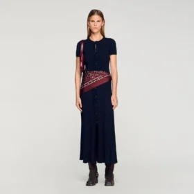 Strick-Maxikleid