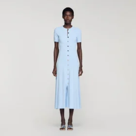 Strick-Maxikleid