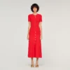 Strick-Maxikleid