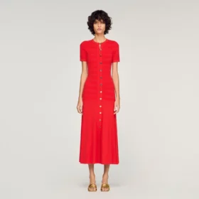 Strick-Maxikleid