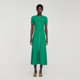 Strick-Maxikleid