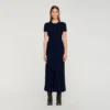Strick-Maxikleid
