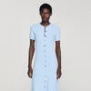 Strick-Maxikleid