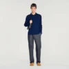 Strickjacke aus Rippstrick