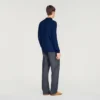Strickjacke aus Rippstrick