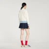 Strickjacke mit Jeans-Details